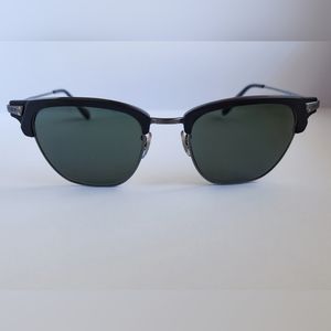 Oliver Peoples Banks Sun OV1145S Black Clubmaster Style Sunglasses